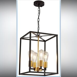 Farmhouse Rustic Chandelier Industrial Light